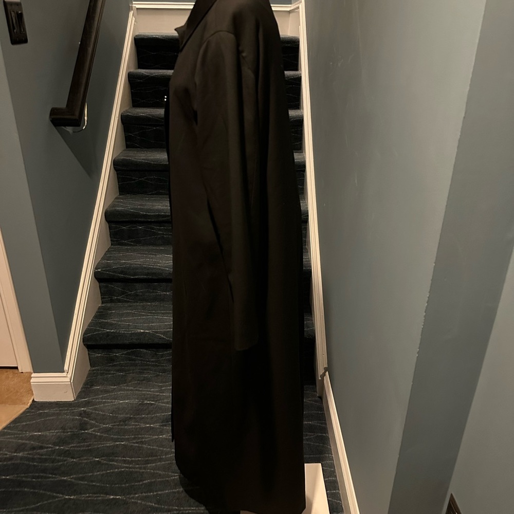 Jones of New York Black Lined Overcoat/Raincoat - Picture 5 of 5
